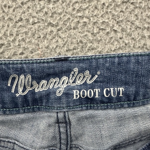 Wrangler Retro Mae Bootcut Jeans Mid Rise Western Rodeo Festival Women's 17 x 32 - Picture 4 of 10